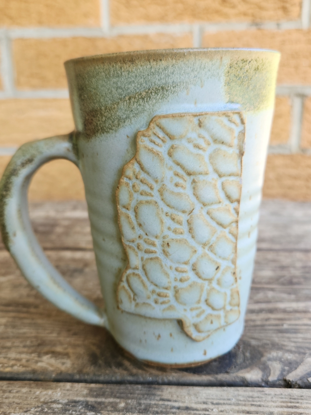 Pottery Mug State Of Mississipi Design